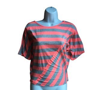 Ardene Striped Short Sleeve Top